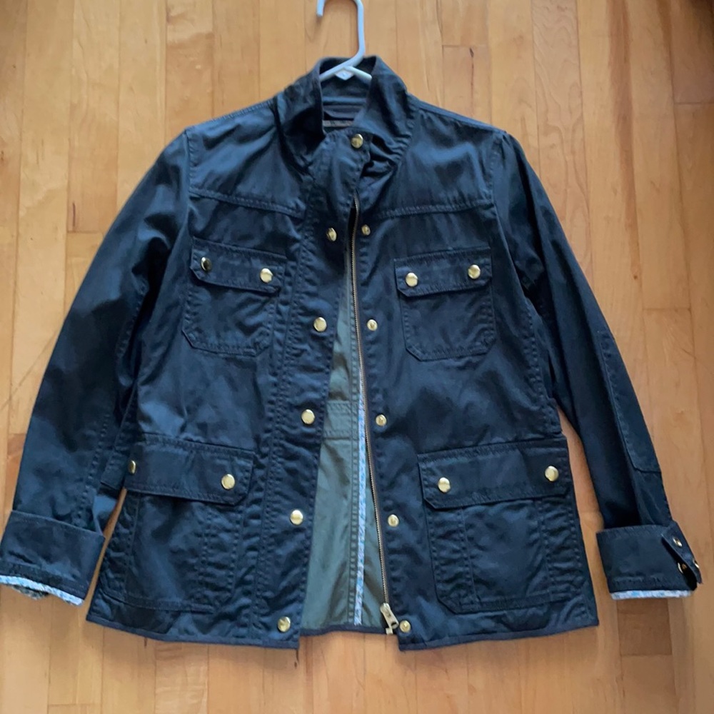 J. Crew Factory Dark Green Field Jacket Size Small